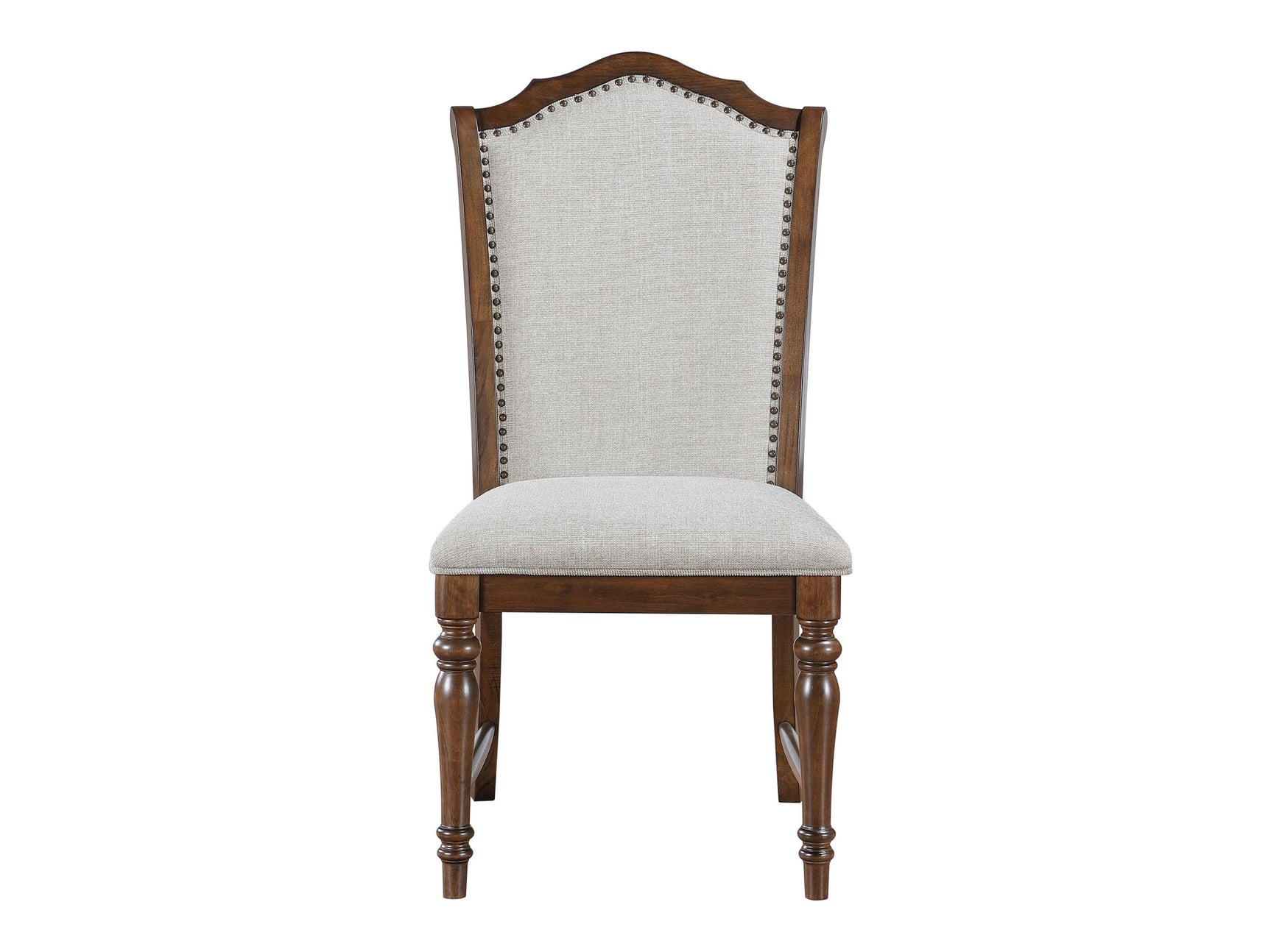 Rexford Cherry/Gray Side Chair (Set of 2) - Ornate Home