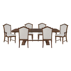 Rexford Silver 7pc Dining Set - Ornate Home