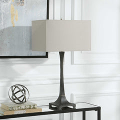 Reydan Black Tapered Iron Table Lamp - Ornate Home