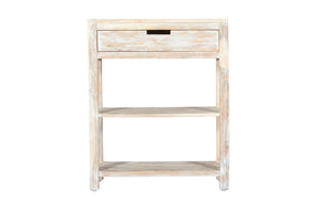 Reynolds White Wash Accent Table - Ornate Home
