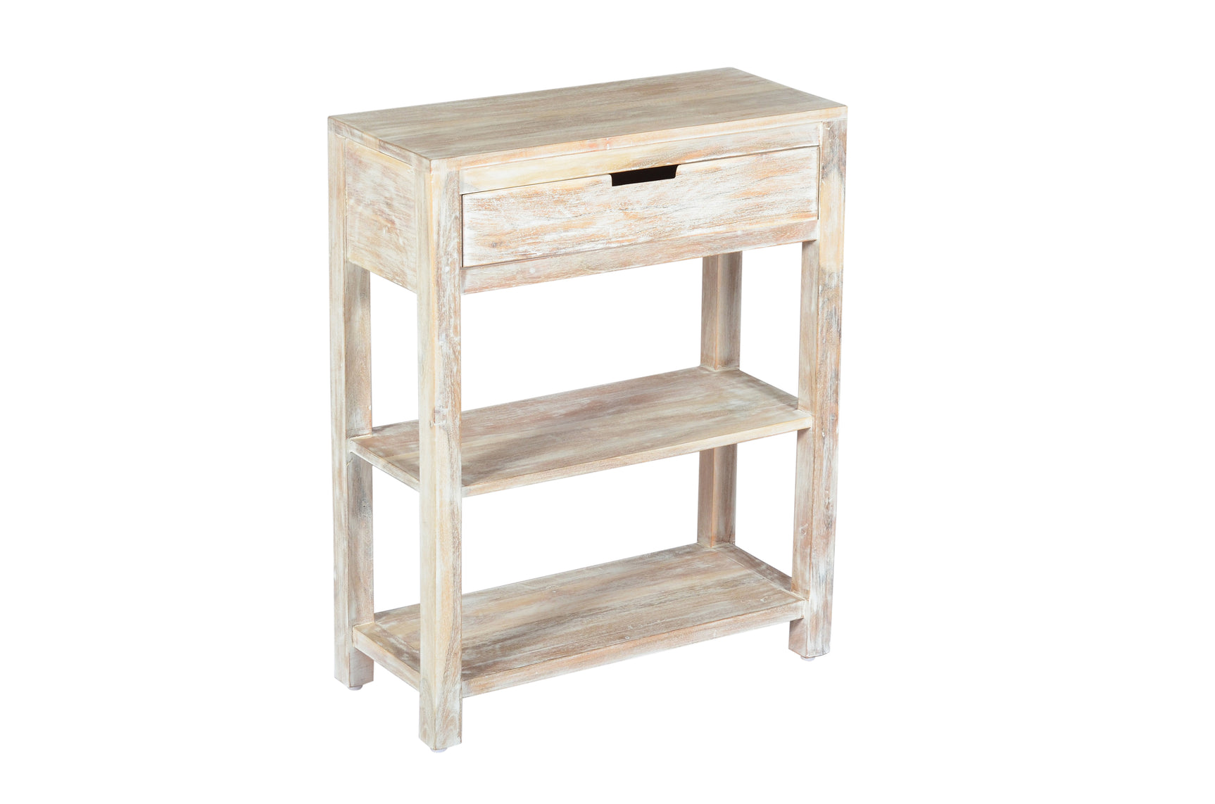 Reynolds White Wash Accent Table - Ornate Home