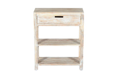 Reynolds White Wash Accent Table - Ornate Home