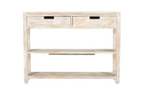Reynolds White Wash Sofa Table - Ornate Home