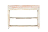 Reynolds White Wash Sofa Table - Ornate Home