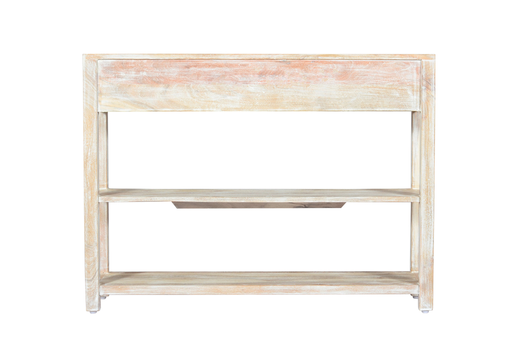 Reynolds White Wash Sofa Table - Ornate Home