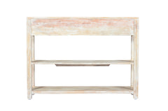 Reynolds White Wash Sofa Table - Ornate Home