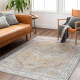 Reza Mustard Washable Rug - Clearance - Ornate Home