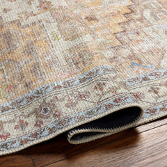 Reza Mustard Washable Rug - Clearance - Ornate Home