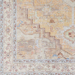 Reza Mustard Washable Rug - Clearance - Ornate Home