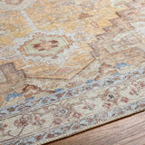 Reza Mustard Washable Rug - Clearance - Ornate Home