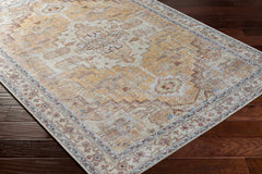 Reza Mustard Washable Rug - Clearance - Ornate Home