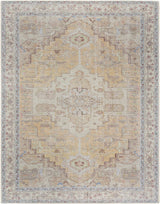 Reza Mustard Washable Rug - Clearance - Ornate Home