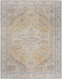 Reza Mustard Washable Rug - Clearance - Ornate Home