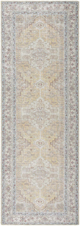 Reza Mustard Washable Rug - Clearance - Ornate Home