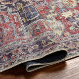 Reza Red Washable Rug - Clearance - Ornate Home