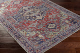 Reza Red Washable Rug - Clearance - Ornate Home