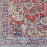 Reza Red Washable Rug - Clearance - Ornate Home
