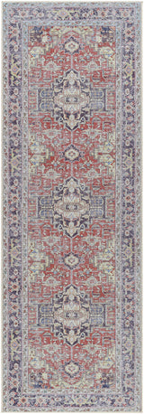 Reza Red Washable Rug - Clearance - Ornate Home