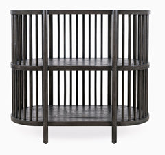 Rhapsody Black Wash 36 Accent Console - Ornate Home