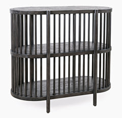 Rhapsody Black Wash 36 Accent Console - Ornate Home