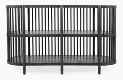 Rhapsody Black Wash 54 Accent Console - Ornate Home