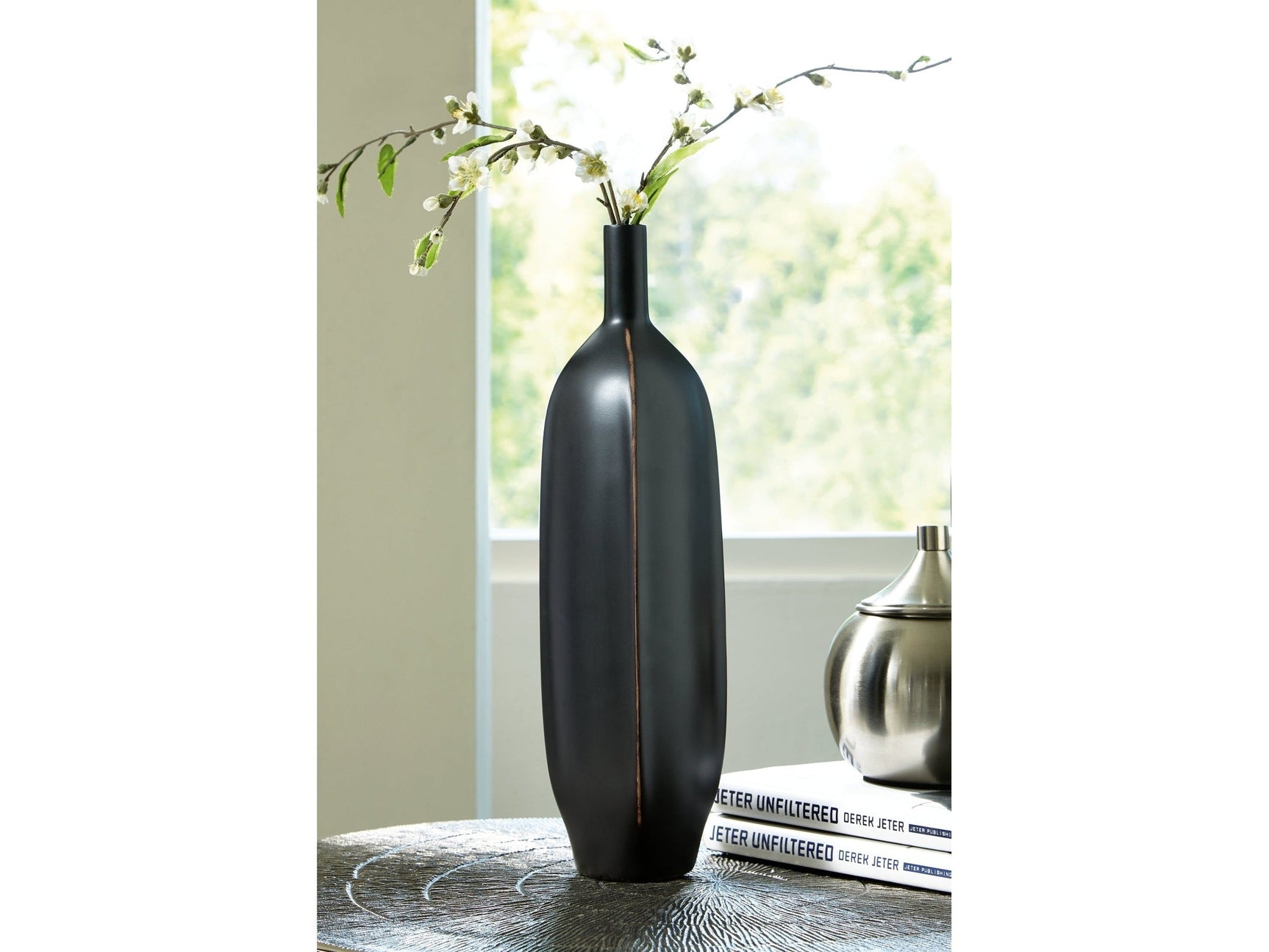 Rhaveney Black Vase (15.75"H) (Set of 3) (Online Special Price) - Ornate Home