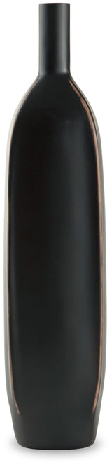 Rhaveney Black Vase - Ornate Home