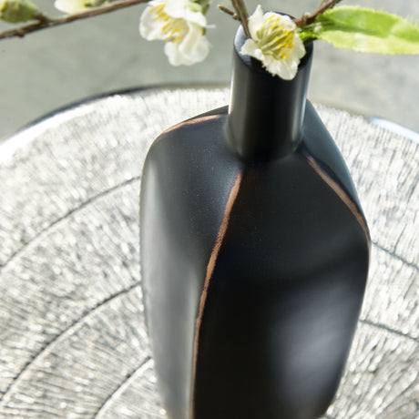 Rhaveney Black Vase - Ornate Home