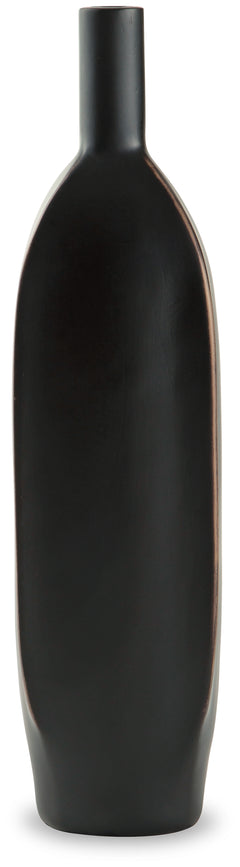 Rhaveney Black Vase - Ornate Home