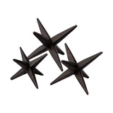 Rhea Brown Cast Iron Small, Medium & Large Jacks (Set of 3) - Ornate Home