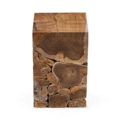 Rhea Natural Accent Table - Ornate Home