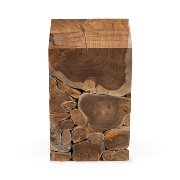 Rhea Natural Accent Table - Ornate Home