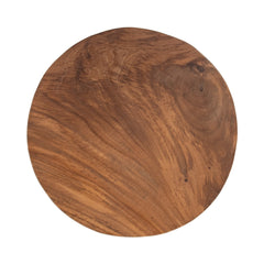 Rhea Natural Round Accent Table - Ornate Home