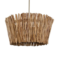 Rhea Woodtone 4 Light Wood Branch Chandelier - Ornate Home