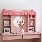Rheanna Pink Desk - Ornate Home