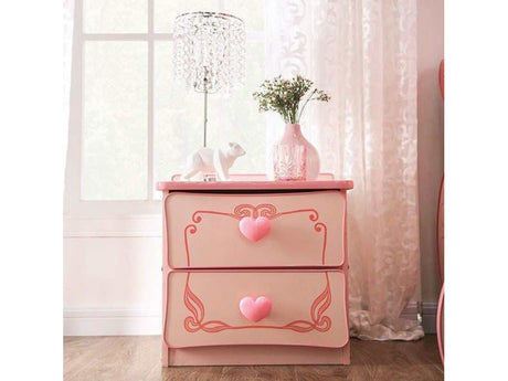 Rhenna Pink Youth Bedroom Nightstand - Ornate Home