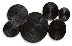 Rhetlen Black/Gold Finish Wall Decor - Ornate Home