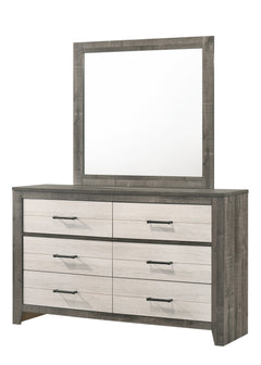 Rhett Brown/White Platform Bedroom Set - Ornate Home