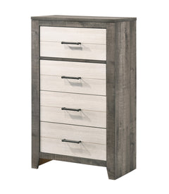 Rhett Brown/White Platform Bedroom Set - Ornate Home