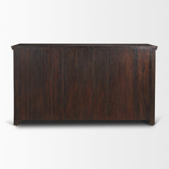 Rhett Dark Brown Reclaimed Wood 6 Drawer Cabinet