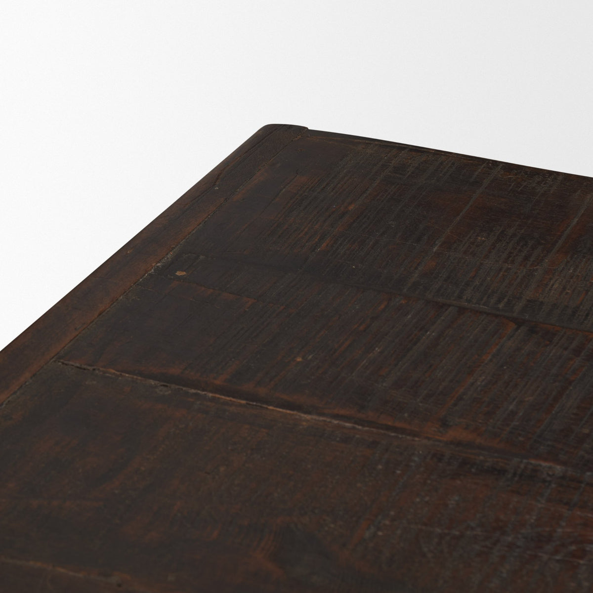 Rhett Dark Brown Reclaimed Wood 6 Drawer Cabinet
