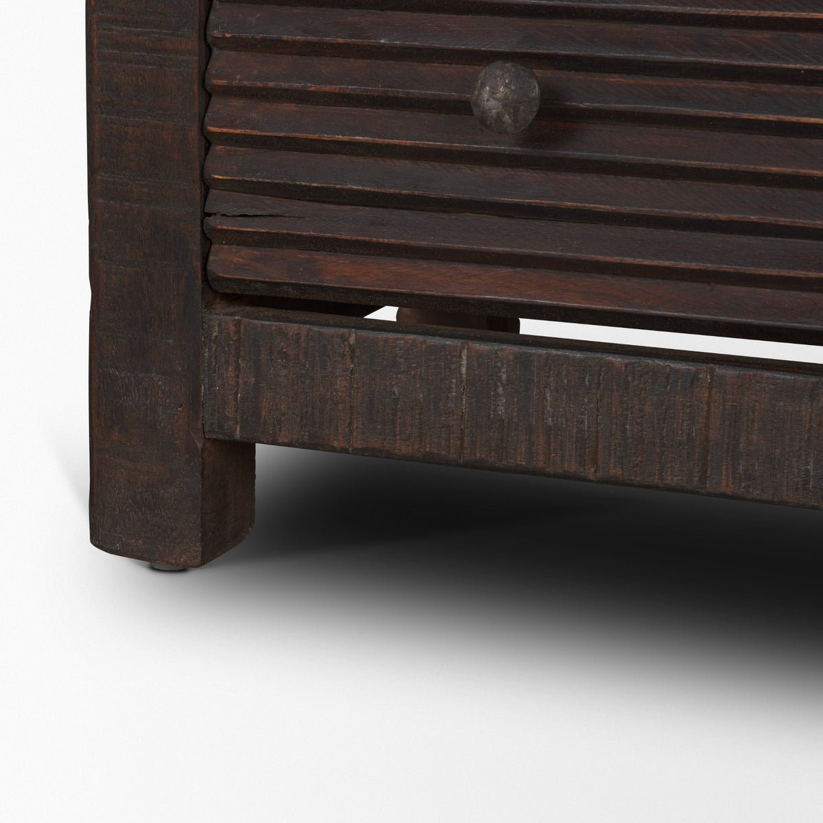 Rhett Dark Brown Reclaimed Wood 6 Drawer Cabinet