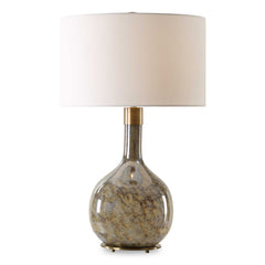 Rhine Brown Glass Table Lamp - Ornate Home