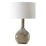 Rhine Brown Glass Table Lamp - Ornate Home