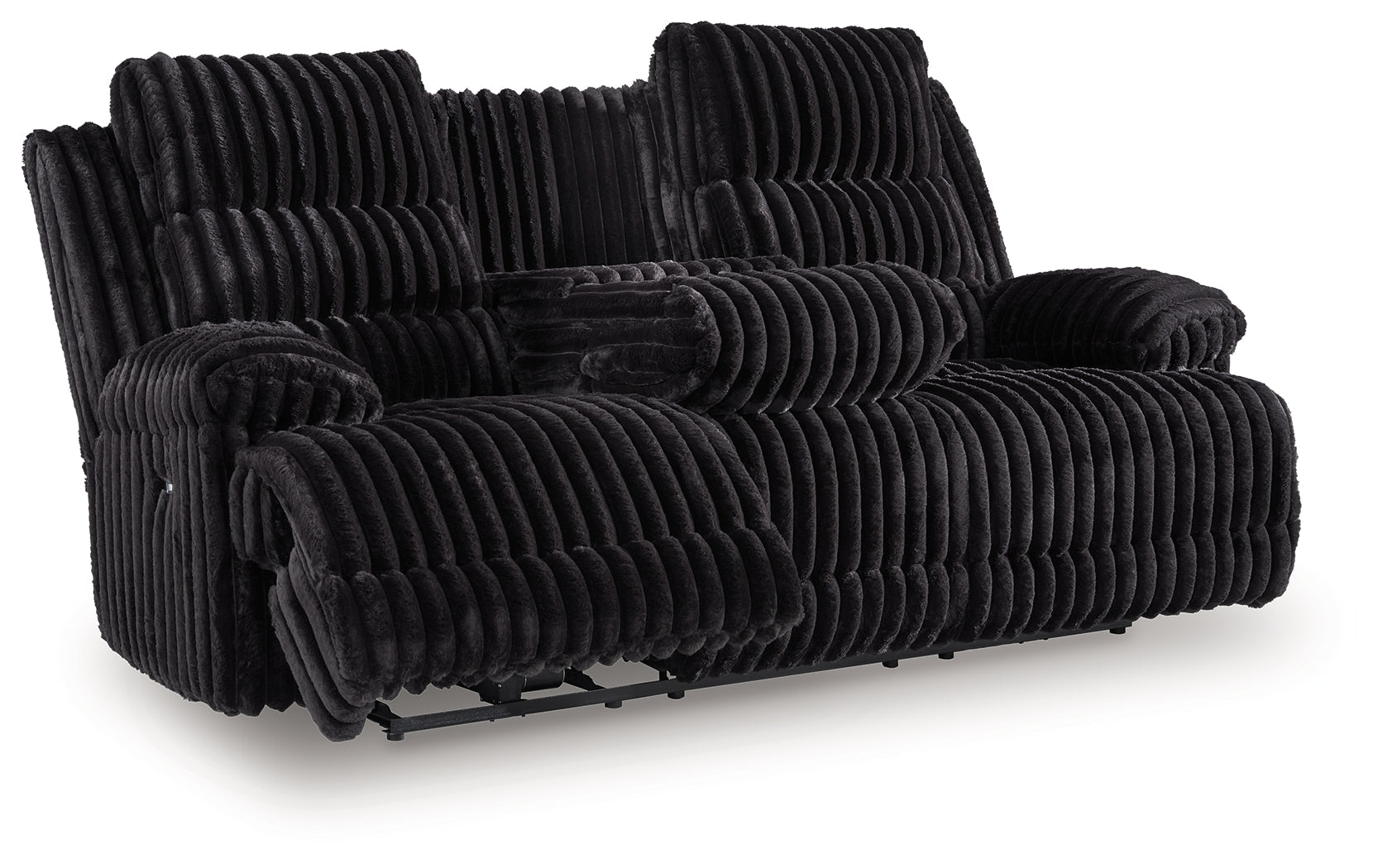 Rhine Falls Onyx Power Reclining Sofa and Loveseat (Online Special Price) - Ornate Home