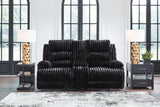 Rhine Falls Onyx Power Reclining Sofa and Loveseat - Ornate Home