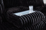 Rhine Falls Onyx Power Reclining Sofa w/Drop Down Table (Online Special Price) - Ornate Home