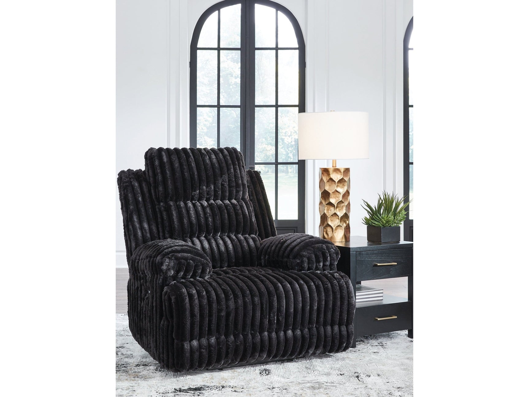 Rhine Falls Onyx Zero Wall Recliner - Ornate Home