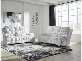 Rhines Falls Alloy Power Reclining Sofa and Loveseat (Online Special Price) - Ornate Home
