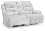 Rhines Falls Alloy Power Reclining Sofa and Loveseat (Online Special Price) - Ornate Home